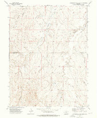 Cottonwood Valley South Colorado Historical topographic map, 1:24000 scale, 7.5 X 7.5 Minute, Year 1973