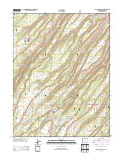 Cottonwood Basin Colorado Historical topographic map, 1:24000 scale, 7.5 X 7.5 Minute, Year 2013