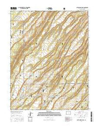 Cottonwood Basin Colorado Current topographic map, 1:24000 scale, 7.5 X 7.5 Minute, Year 2016