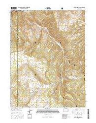 Cottonwood Pass Colorado Current topographic map, 1:24000 scale, 7.5 X 7.5 Minute, Year 2016