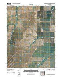 Cottonwood Valley North Colorado Historical topographic map, 1:24000 scale, 7.5 X 7.5 Minute, Year 2010