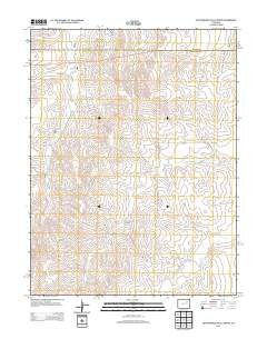 Cottonwood Valley North Colorado Historical topographic map, 1:24000 scale, 7.5 X 7.5 Minute, Year 2013