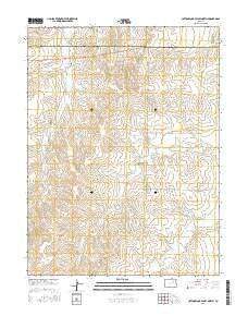 Cottonwood Valley North Colorado Current topographic map, 1:24000 scale, 7.5 X 7.5 Minute, Year 2016