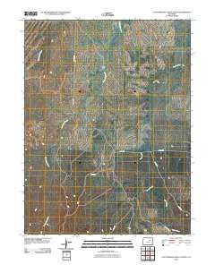 Cottonwood Valley South Colorado Historical topographic map, 1:24000 scale, 7.5 X 7.5 Minute, Year 2010