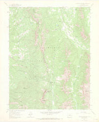 Courthouse Mountain Colorado Historical topographic map, 1:24000 scale, 7.5 X 7.5 Minute, Year 1963