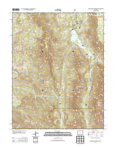 Courthouse Mountain Colorado Historical topographic map, 1:24000 scale, 7.5 X 7.5 Minute, Year 2013