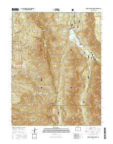 Courthouse Mountain Colorado Current topographic map, 1:24000 scale, 7.5 X 7.5 Minute, Year 2016