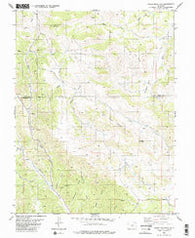 Cover Mountain Colorado Historical topographic map, 1:24000 scale, 7.5 X 7.5 Minute, Year 1983