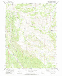 Cover Mountain Colorado Historical topographic map, 1:24000 scale, 7.5 X 7.5 Minute, Year 1983