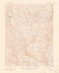 Cover Mtn. Colorado Historical topographic map, 1:62500 scale, 15 X 15 Minute, Year 1948