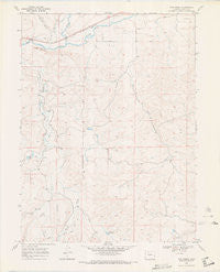 Cow Creek Colorado Historical topographic map, 1:24000 scale, 7.5 X 7.5 Minute, Year 1969