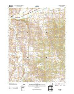 Cow Creek Colorado Historical topographic map, 1:24000 scale, 7.5 X 7.5 Minute, Year 2013