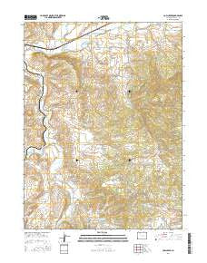 Cow Creek Colorado Current topographic map, 1:24000 scale, 7.5 X 7.5 Minute, Year 2016
