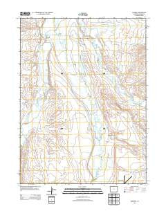 Cowdrey Colorado Historical topographic map, 1:24000 scale, 7.5 X 7.5 Minute, Year 2013