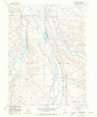 Cowdrey Colorado Historical topographic map, 1:24000 scale, 7.5 X 7.5 Minute, Year 1956