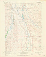 Cowdrey Colorado Historical topographic map, 1:24000 scale, 7.5 X 7.5 Minute, Year 1956