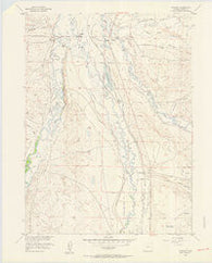 Cowdrey Colorado Historical topographic map, 1:24000 scale, 7.5 X 7.5 Minute, Year 1956