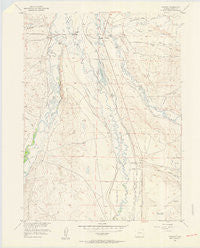 Cowdrey Colorado Historical topographic map, 1:24000 scale, 7.5 X 7.5 Minute, Year 1956