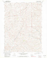 Craig NW Colorado Historical topographic map, 1:24000 scale, 7.5 X 7.5 Minute, Year 1969