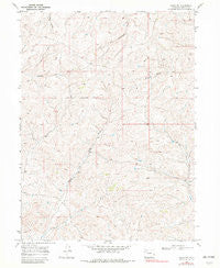 Craig NW Colorado Historical topographic map, 1:24000 scale, 7.5 X 7.5 Minute, Year 1969