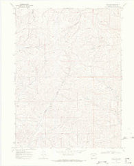 Craig NW Colorado Historical topographic map, 1:24000 scale, 7.5 X 7.5 Minute, Year 1969