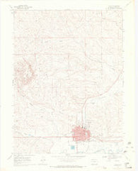Craig Colorado Historical topographic map, 1:24000 scale, 7.5 X 7.5 Minute, Year 1969