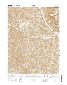 Craig NE Colorado Current topographic map, 1:24000 scale, 7.5 X 7.5 Minute, Year 2016