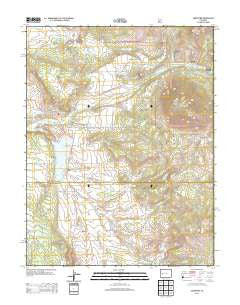 Crawford Colorado Historical topographic map, 1:24000 scale, 7.5 X 7.5 Minute, Year 2013
