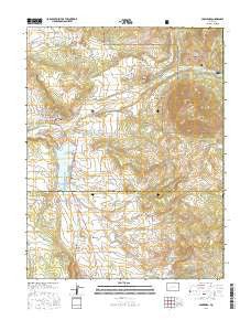 Crawford Colorado Current topographic map, 1:24000 scale, 7.5 X 7.5 Minute, Year 2016