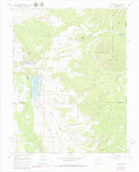 Crawford Colorado Historical topographic map, 1:24000 scale, 7.5 X 7.5 Minute, Year 1965