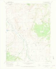 Crazy Mountain Colorado Historical topographic map, 1:24000 scale, 7.5 X 7.5 Minute, Year 1967