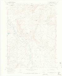 Crazy Mountain Colorado Historical topographic map, 1:24000 scale, 7.5 X 7.5 Minute, Year 1967