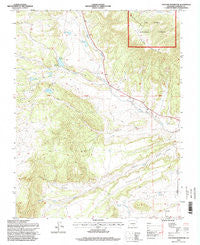 Creager Reservoir Colorado Historical topographic map, 1:24000 scale, 7.5 X 7.5 Minute, Year 1994