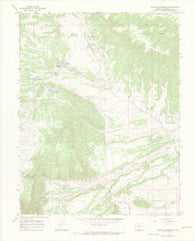 Creager Reservoir Colorado Historical topographic map, 1:24000 scale, 7.5 X 7.5 Minute, Year 1967