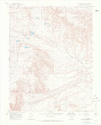 Creager Reservoir Colorado Historical topographic map, 1:24000 scale, 7.5 X 7.5 Minute, Year 1967