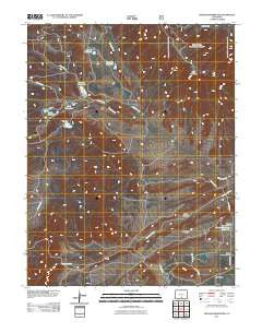 Creager Reservoir Colorado Historical topographic map, 1:24000 scale, 7.5 X 7.5 Minute, Year 2011