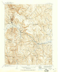 Creede Colorado Historical topographic map, 1:125000 scale, 30 X 30 Minute, Year 1914