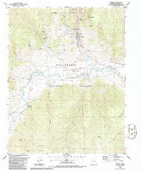Creede Colorado Historical topographic map, 1:24000 scale, 7.5 X 7.5 Minute, Year 1986
