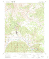 Creede Colorado Historical topographic map, 1:62500 scale, 15 X 15 Minute, Year 1959