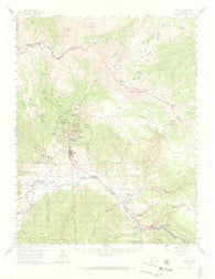 Creede Colorado Historical topographic map, 1:62500 scale, 15 X 15 Minute, Year 1959