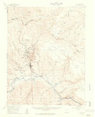 Creede Colorado Historical topographic map, 1:62500 scale, 15 X 15 Minute, Year 1959