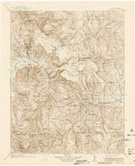 Creede Colorado Historical topographic map, 1:125000 scale, 30 X 30 Minute, Year 1916