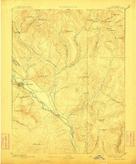 Crested Butte Colorado Historical topographic map, 1:62500 scale, 15 X 15 Minute, Year 1893