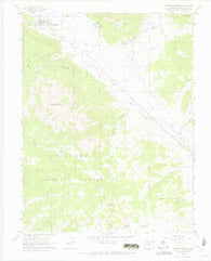 Crested Butte Colorado Historical topographic map, 1:24000 scale, 7.5 X 7.5 Minute, Year 1961