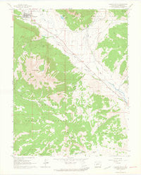 Crested Butte Colorado Historical topographic map, 1:24000 scale, 7.5 X 7.5 Minute, Year 1961