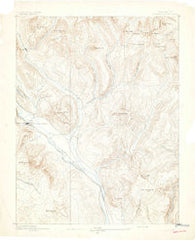 Crested Butte Colorado Historical topographic map, 1:62500 scale, 15 X 15 Minute, Year 1893