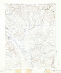 Crested Butte Colorado Historical topographic map, 1:62500 scale, 15 X 15 Minute, Year 1889
