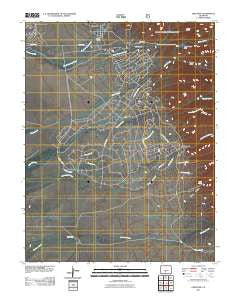 Crestone Colorado Historical topographic map, 1:24000 scale, 7.5 X 7.5 Minute, Year 2011