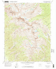Crestone Peak Colorado Historical topographic map, 1:24000 scale, 7.5 X 7.5 Minute, Year 1967