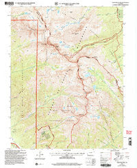 Crestone Peak Colorado Historical topographic map, 1:24000 scale, 7.5 X 7.5 Minute, Year 2001